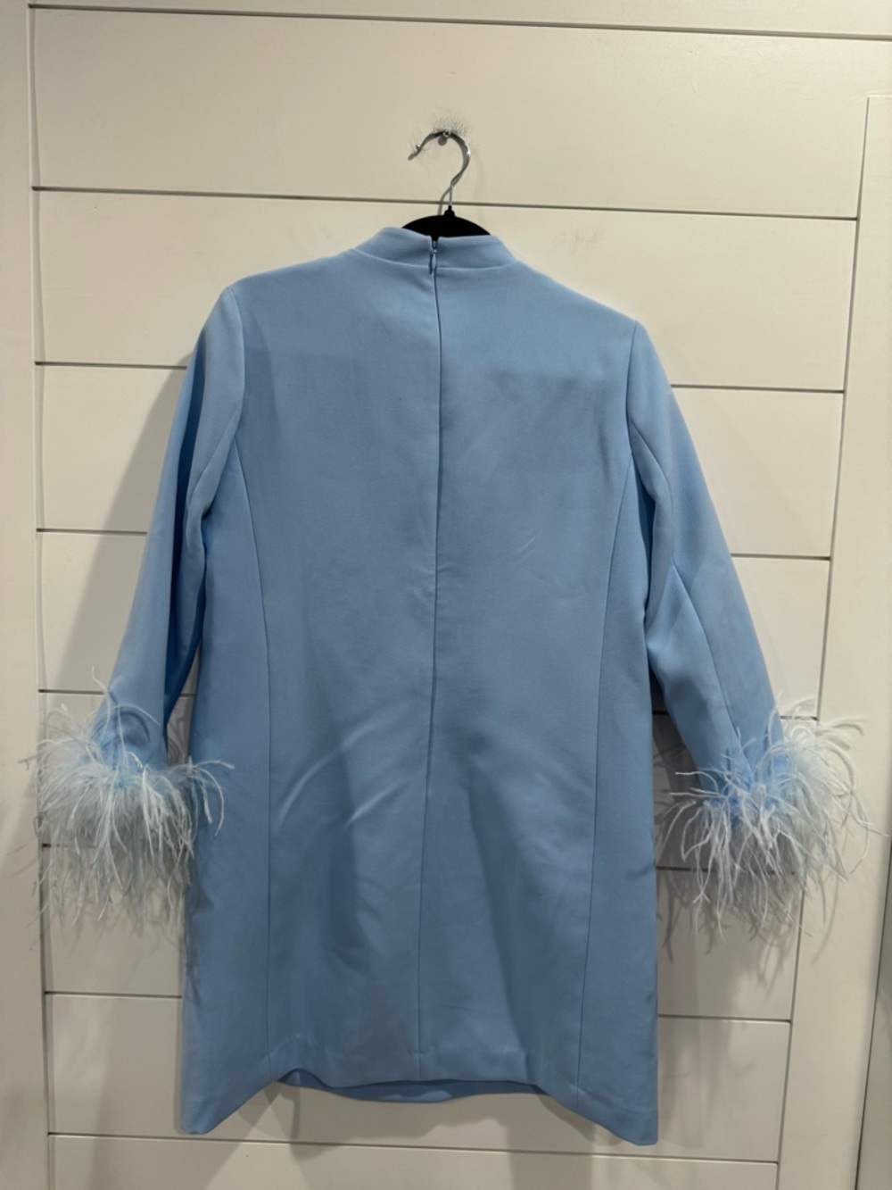 Tuckernuck blue feather mod Ellie mini dress - Picture 5 of 8